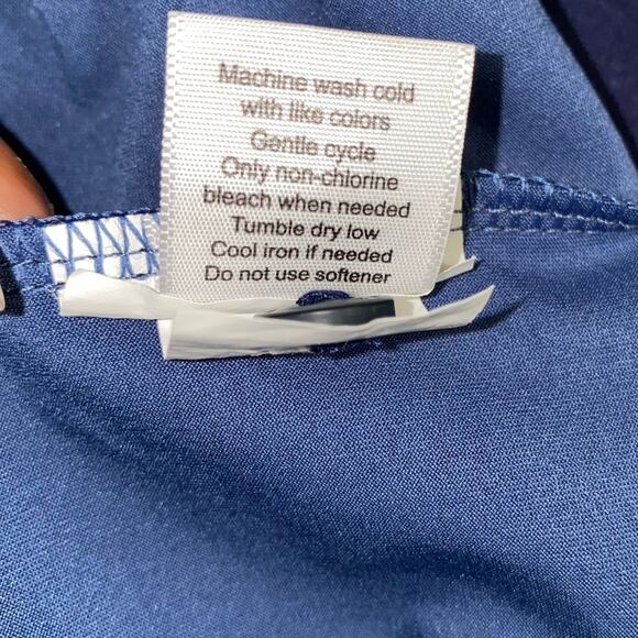 Walter Hagen 11 Majors Blue Eagle Print Short Sleeve Collared Polo Shirt Size L - Picture 5 of 9